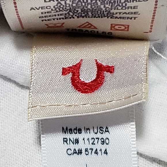 True Religion Woman's V  Neck Shirt Size Large - Picture 3 of 10